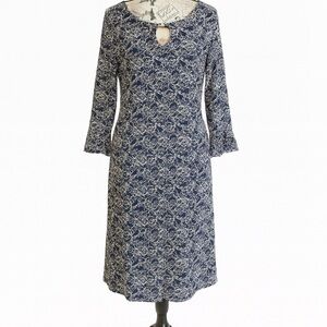 Jackie Jon New York Navy Blue Lace Sheath Dress Women’s 18